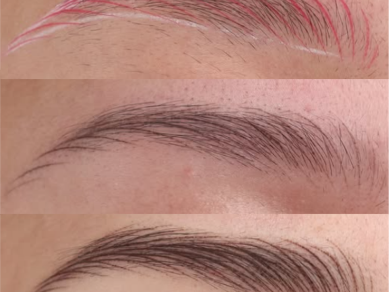 Nano brow mapping - permanent makeup